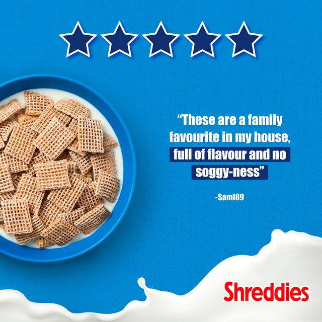 Nestle Shreddies Frosted Breakfast Cereal 600g (British brand)
