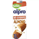 Alpro almond no sugar drink 1L - British product