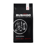 Bushido Black Katana Ground Coffee with Blueberry, Hazelnut, and Dark Chocolate Flavour 227g