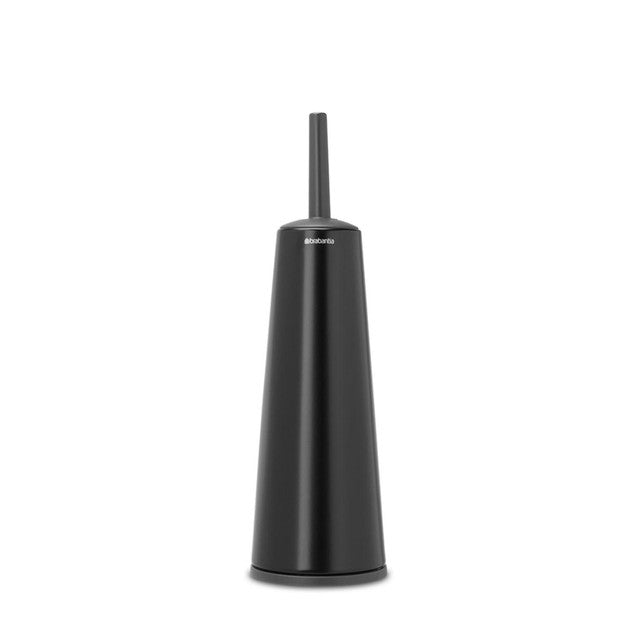 Brabantia toilet brush and holder in Matte Black - British product