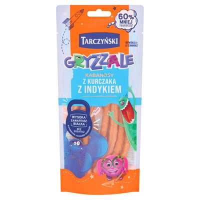 Tarczynski Gryzzale Turkey Chicken Kabanos Snack 90g