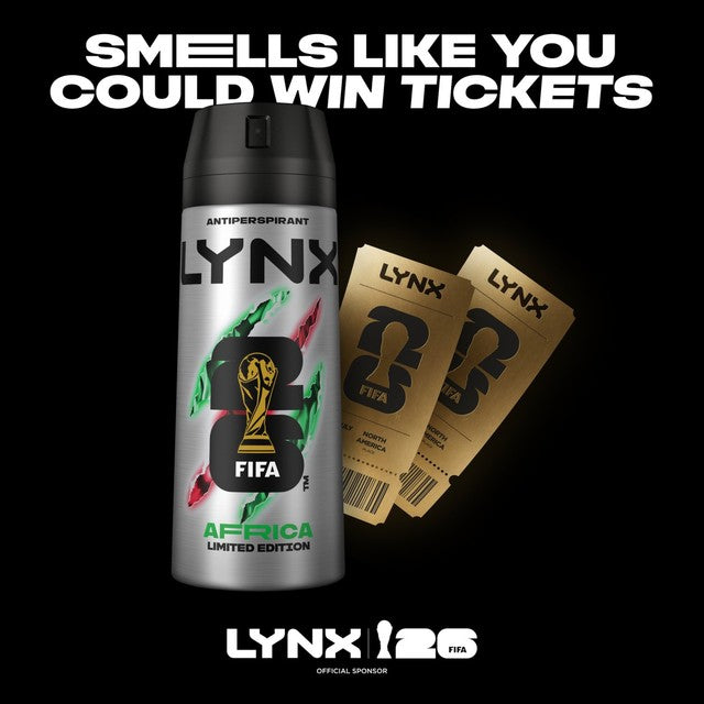Lynx Africa Anti-Perspirant Spray 150ml, UK version