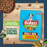 Bakers small dog beef dry dog food 10kg - British product
