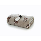 Deyongs Sterling Stag Heated Throw 140cm x 180cm - British product
