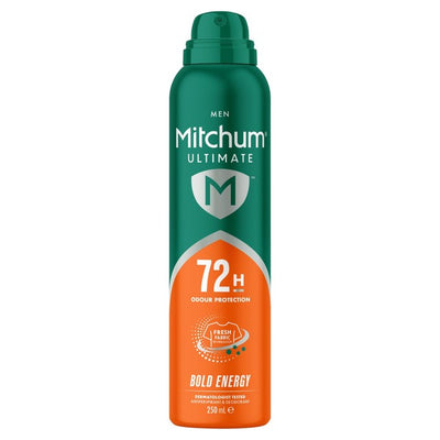 Mitchum Male Ultimate 72HR Anti-Perspirant Deodorant Bold Energy 250ml