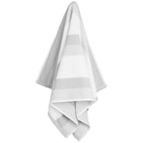 M&S striped textured bath sheet silver grey, imported from the UK