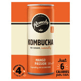 Remedy kombucha Mango Passion 4 x 330ml, imported from the UK