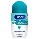 Sanex Derma Care+ Total Protection 72-Hour Antiperspirant Roll-On Deodorant 50ml