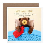 M&S Get Well Greeting Card 15cm x 15cm