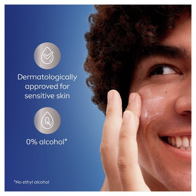 Nivea sensitive shaving gel with 0% alcohol 200ml, imported from the UK