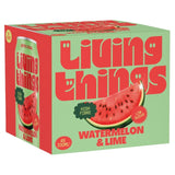 Living Things Watermelon & Lime Biotic Soda Gut Health Soda 4 x 330ml