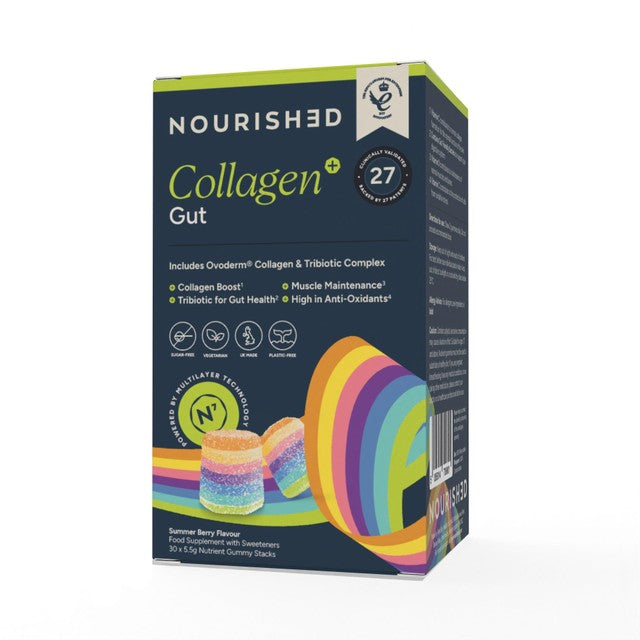 Rem3dy Health Collagen+ Gut Gummies 210g, imported from the UK