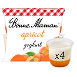 Bonne Maman Apricot Yoghurt with Fruit Compote 4 x 115g