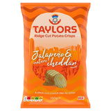 Taylors Jalapeno Mature Cheddar Flavour Ridge Cut Potato Crisps 150g