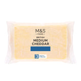 M&S British Medium Cheddar Cheese 350g