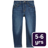 M&S Boys Skinny Jeans Dark Denim Trousers 5-6 Years