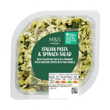 M&S Italian Pasta and Spinach Salad 400g, imported from the UK