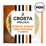 Crosta Mollica Mini Piadina Durum Wheat 100g, imported from Italy