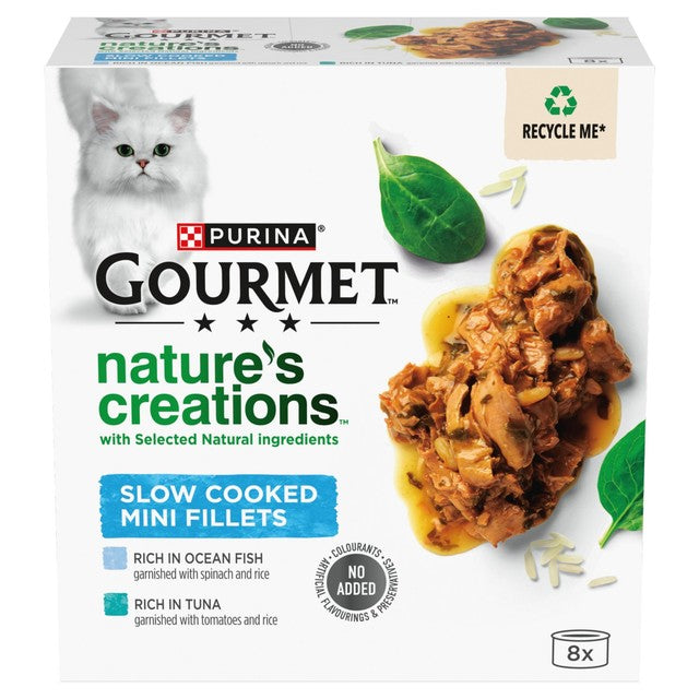 Gourmet fish wet cat food 8 x 85g, UK version