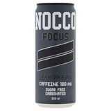 Nocco Focus Ramonade energy drink 330ml, imported from the UK