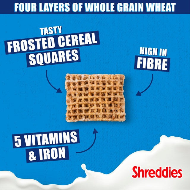 Nestle Shreddies Frosted Breakfast Cereal 600g (British brand)