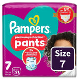Pampers Premium Protection Nappy Pants Size 7 Essential Pack