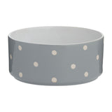 Mason Cash Polka Dot Grey Pet Bowl 18cm