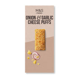 M&S onion and garlic cheese puffs 90g, imported from the UK