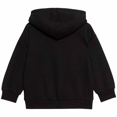 M&S Cotton Rich Plain Hoodie Black Boys' Hoodie 6-7 Years