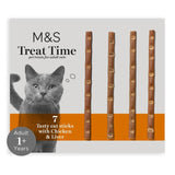 M&S Deli Chicken and Liver Cat Stick Treats 35g