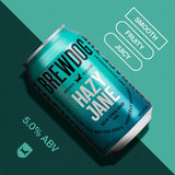 BrewDog Hazy Jane hazy IPA beer 12 x 330ml - British product