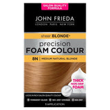 John Frieda Precision Foam Colour Medium Natural Blonde 8N Permanent Hair Colour