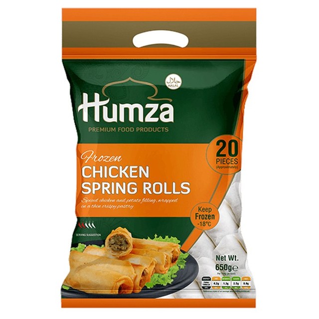 Humza chicken spring roll 650g, UK version