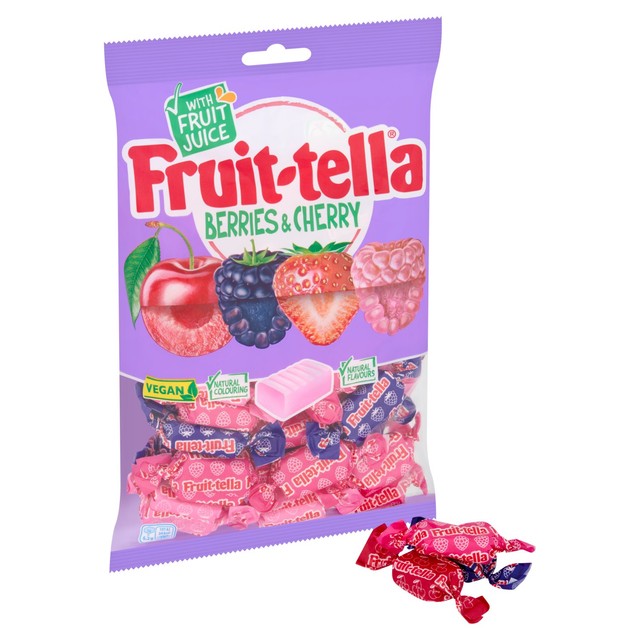 Fruittella berry and cherry chewy sweets 300g - British product