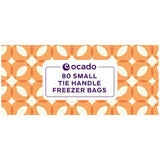 Ocado Small Tie Handle Freezer Bags 80 Pack