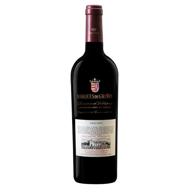 Marques de Grinon red wine Graciano 75cl, imported from the UK