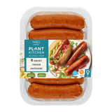 M&S Plant Kitchen Vegan 6 Smoky Veggie Sausages 300g