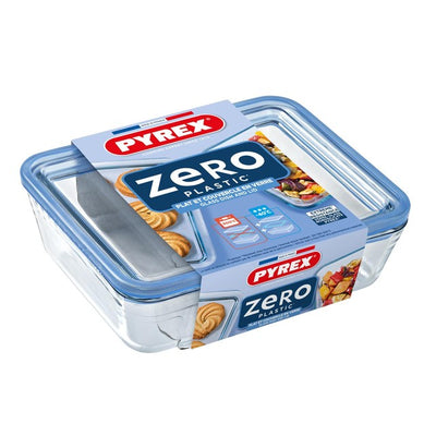 Pyrex Zero Plastic Glass Food Storage Container 1.6L