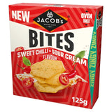 Jacob's Bites Sweet Chilli & Sour Cream Cracker Bites 125g
