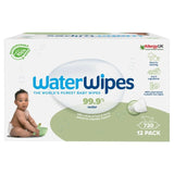 WaterWipes Sensitive Weaning Plastic Free Baby Wipes 720 Wipes