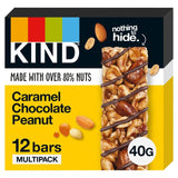 KIND Caramel Chocolate Peanut Snack Bars 12 x 40g