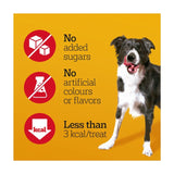 Pedigree Ranchos Chicken Cubes dog treats 70g, imported from the UK