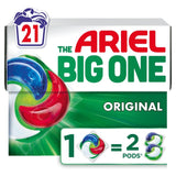 Ariel The Big One Original Laundry Detergent Pods 21 Washes
