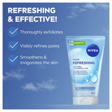 Nivea gentle exfoliating face scrub 150ml, imported from the UK