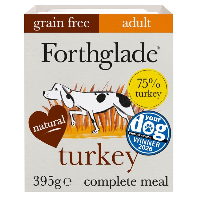 Forthglade wet dog food turkey with sweet potato 395g - British product