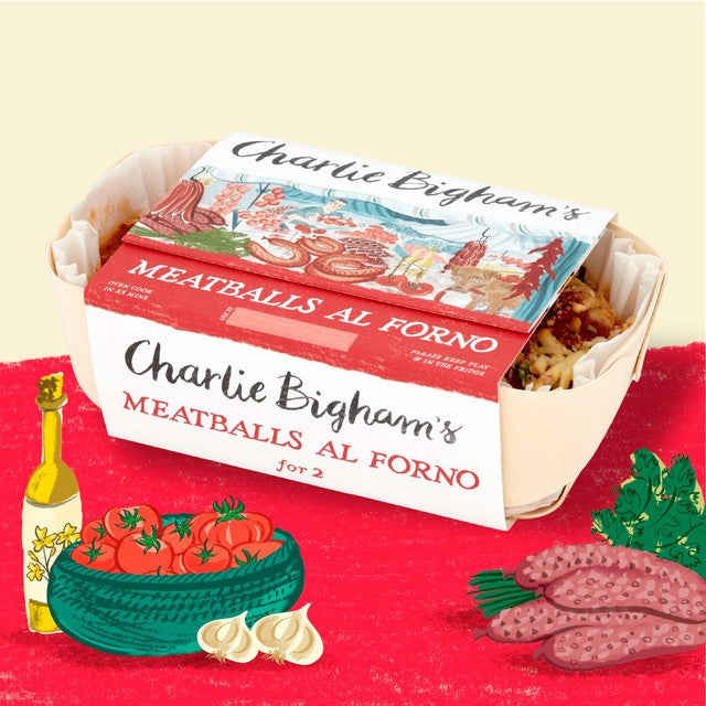Charlie Bigham's Meatballs Al Forno pasta bake 650g - British product