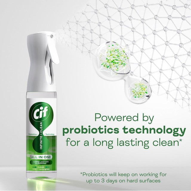 Cif Infinite Clean Lime & Lemongrass all-purpose cleaning spray 280ml - British product