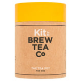 Brew Tea Co Glass Tea Pot with Yellow Lid 400ml