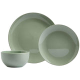 M&S Stoneware Dinner Set Sage 12 Piece