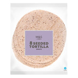 M&S Seeded Tortilla Wraps 8 x 62g